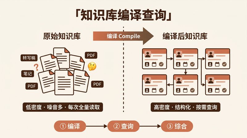 知识库编译查询：从「读文档」到「查数据」